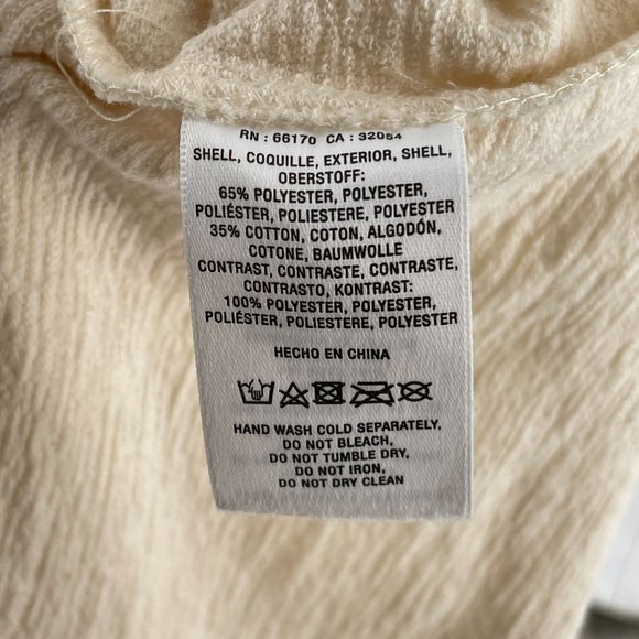 Anthropologie Maeve Cream Textured Long Sleeve Sleeve Knit Top Current Season M - Picture 10 of 10